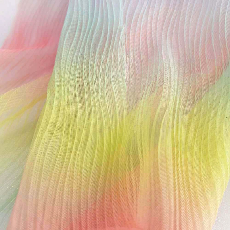 立体压褶定型加工-3D立体褶-时装创意压褶